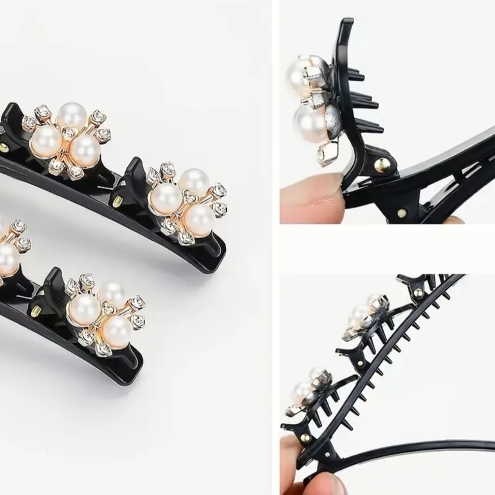 New 8 PC 4 in 1 women's hair clips hair accessories - Picture 3 of 5